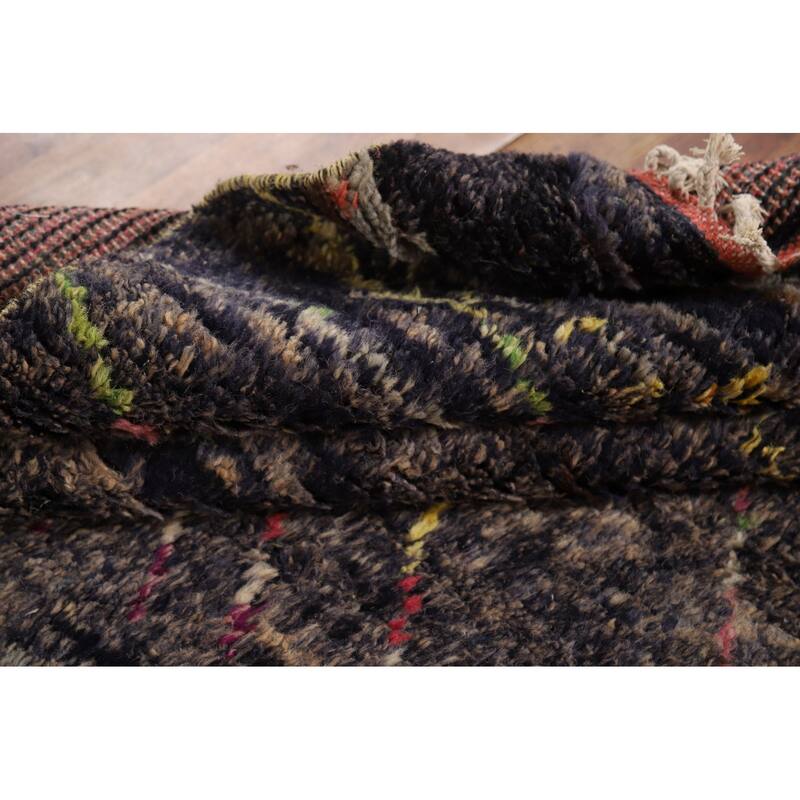Moroccan Oriental Area Rug Handmade Wool Carpet - 5'7" x 9'4"