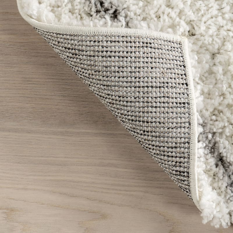 Nuloom Kesha Contemporary Trellis Shag Area Rug