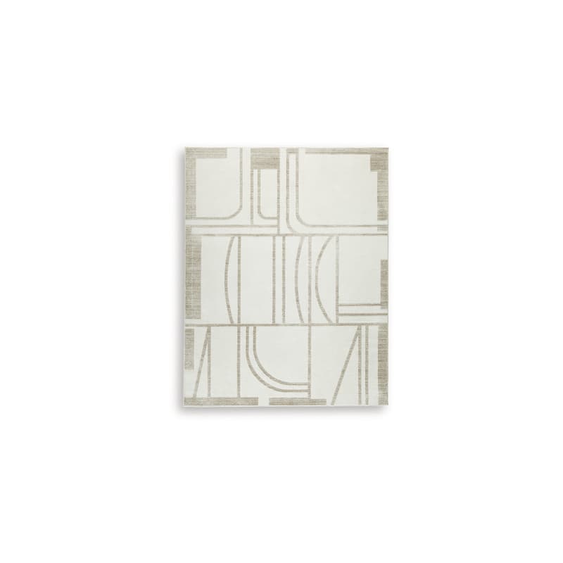 Signature Design by Ashley Farongrove Beige/White Area Rug