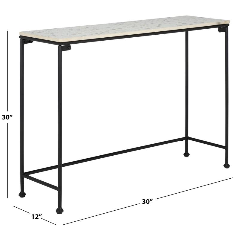 SAFAVIEH Home Amelina Ceramic Console Table - 42"W x 12"D x 30"H