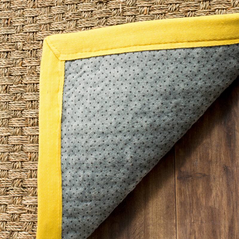 SAFAVIEH Natural Fiber Marina Basketweave Seagrass Rug