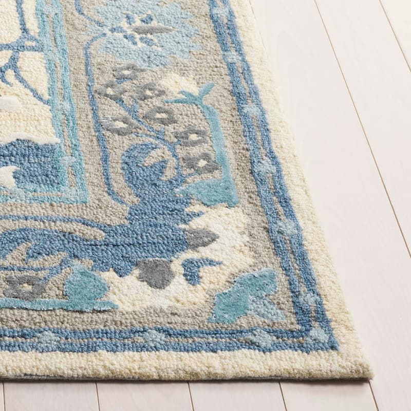 SAFAVIEH Handmade Earthly Treasure Boyana Traditional Wool Rug