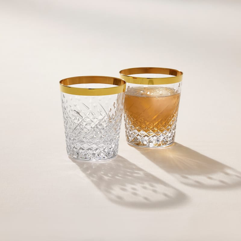 Waterford Celebrations Tumbler 11.5oz, Gold, Set of 2