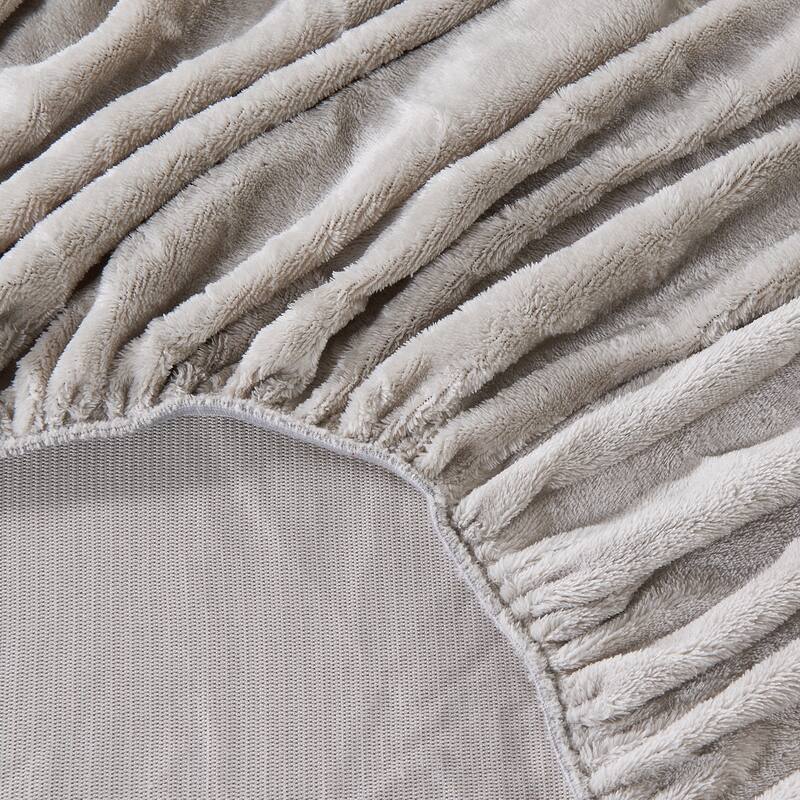 Linery & Co. Soft & Plush Velvet Single Fitted Sheet