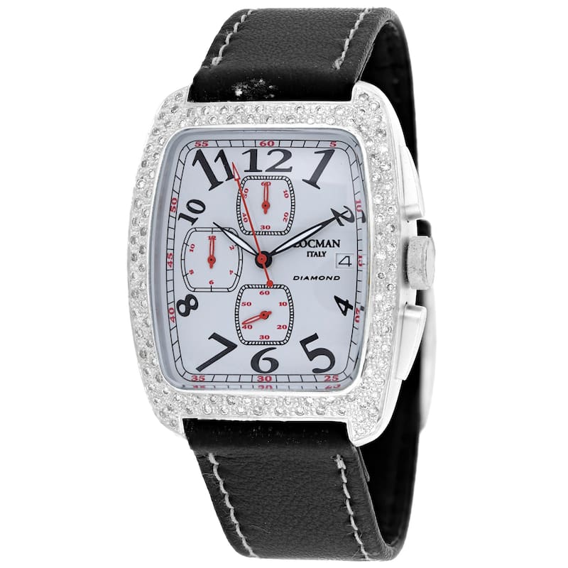 Locman Women's Diamond Classic Grey Dial Watch - 487AG2D - 6 (36)