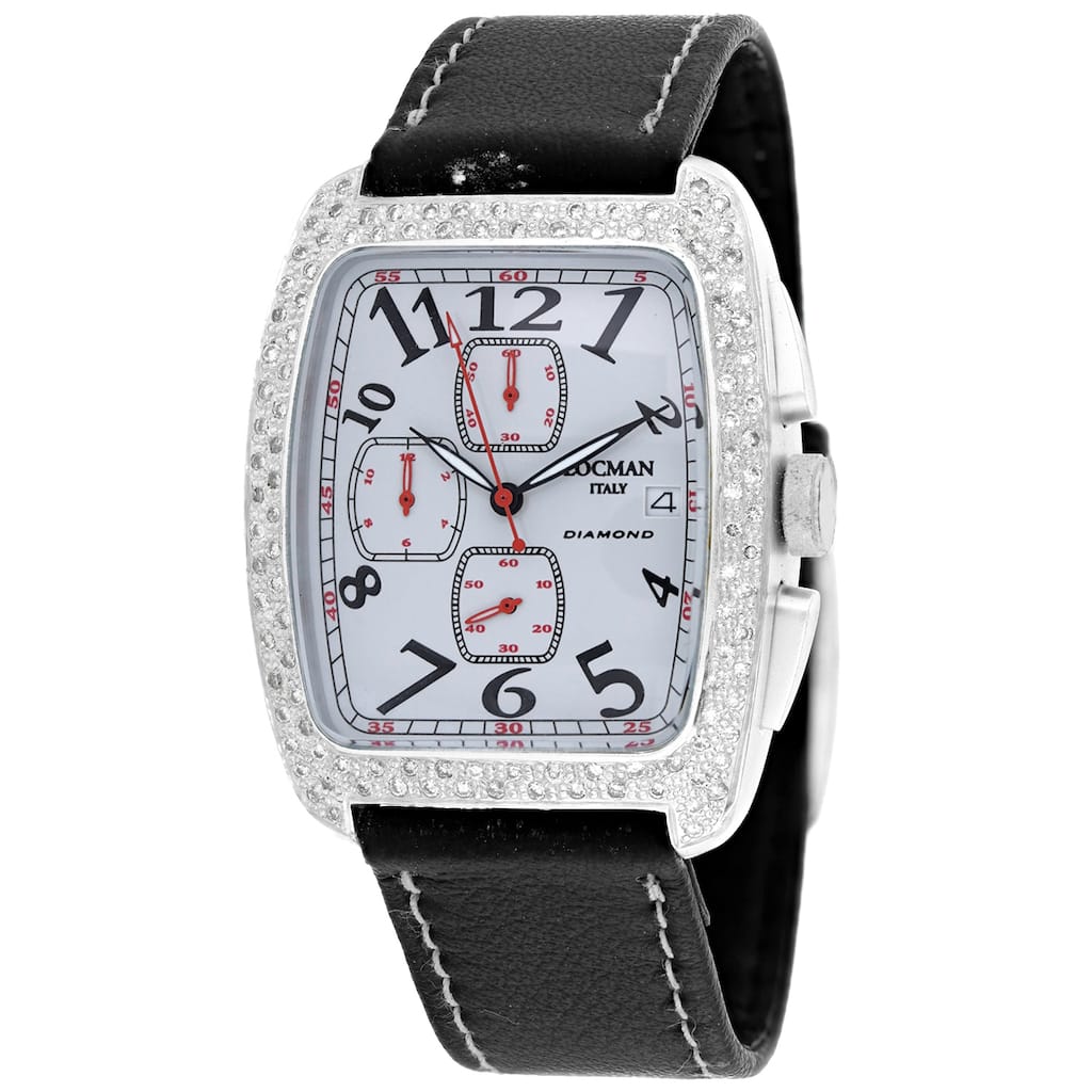 Locman Women's Diamond Classic Grey Dial Watch - 487AG2D - 6 (36)