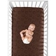 preview thumbnail 4 of 4, Sweet Jojo Designs Chocolate Brown Boy Fitted Crib Sheet - Horseshoe Print for Western Cowboy Wild West Southern South Country