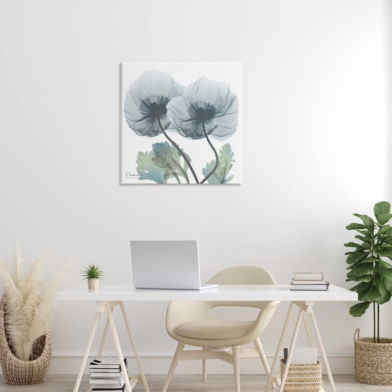 Stupell Double Modern Flower Blossoms Canvas Wall Art Design By Albert Koetsier