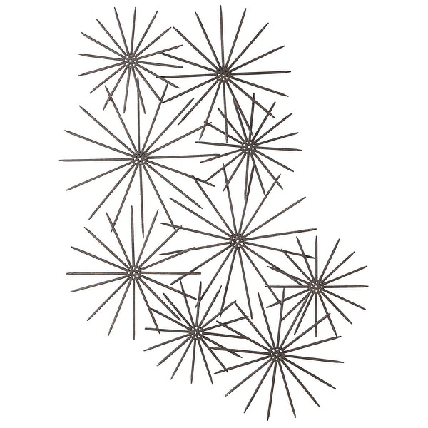 43" Star Overlapping 3D Metal Hanging Wall Art - N/A