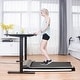 preview thumbnail 6 of 5, Portable Treadmill Under Desk Walking Pad Flat Slim Treadmill with LED Display & Sport APP for Small Space, Black