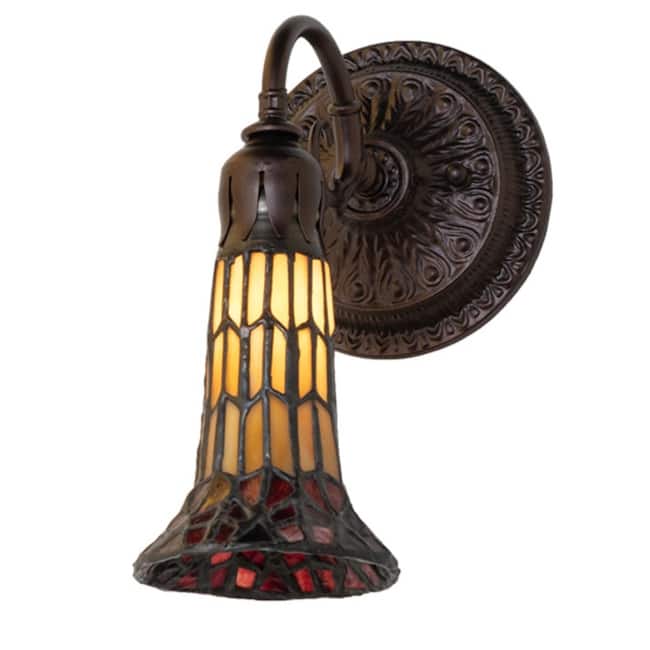 Meyda Tiffany 251865 10" Tall Wall Sconce - Mahogany Bronze