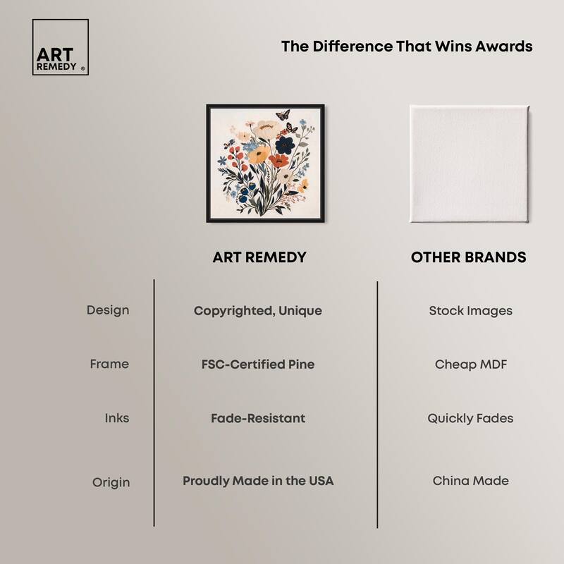 Garden of Threads I Canvas by Art Remedy