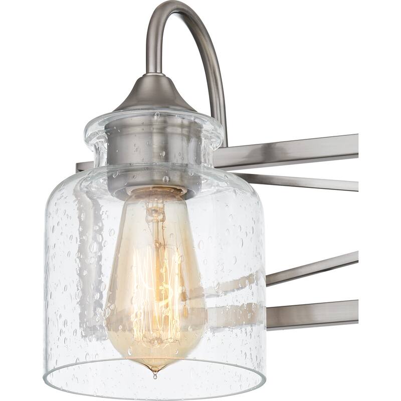 Bartley 3-Light Brushed Nickel Vanity Light