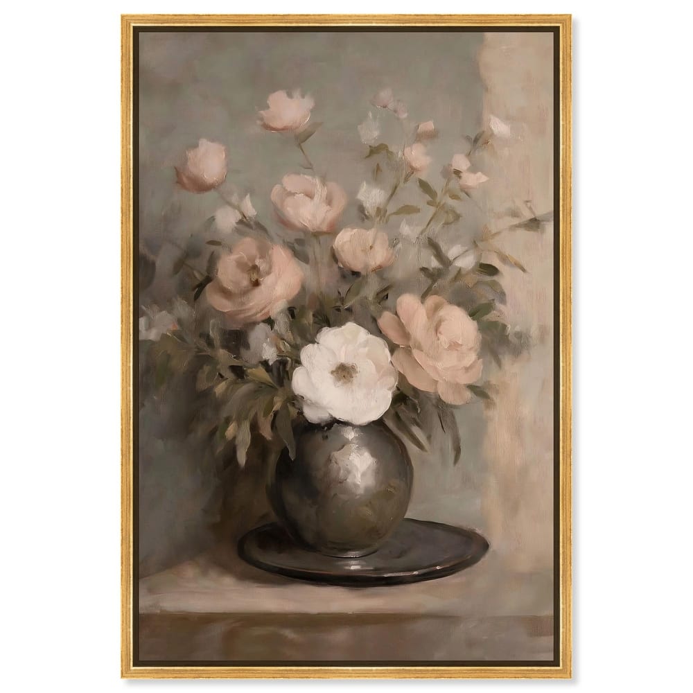 Porcelain Pink Canvas by Art Remedy