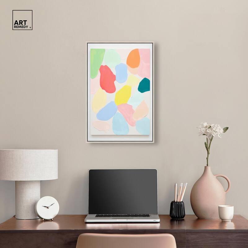 Sorbet Smudges II Canvas by Art Remedy