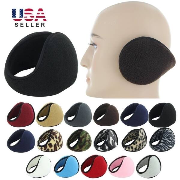 Shop Ear Muffs Winter Ear Warmers Fleece Earwarmer Mens Womens Behind The Head Band Overstock 23024016