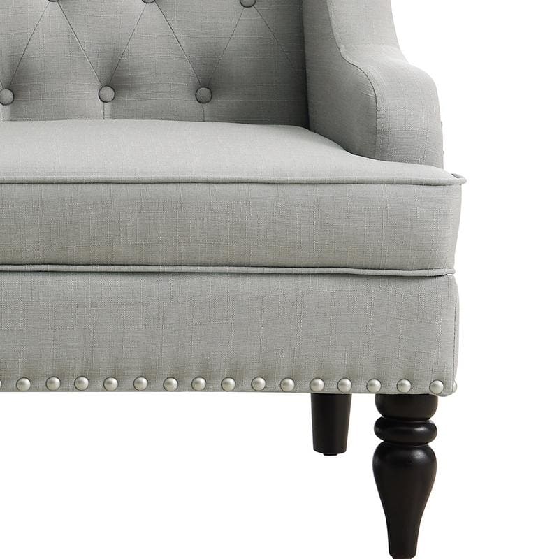 Madison Park Jewel Tufted Wingback Upholstered Club Chair