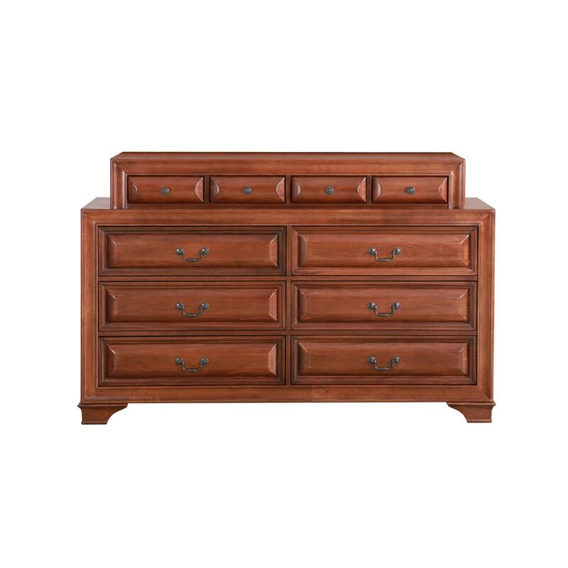 Glory Furniture LaVita Wooden Veneer Storage Dresser with 10 Drawers