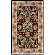 preview thumbnail 50 of 81, SAFAVIEH Handmade Easy Care Deidra Oriental Rug 3' x 5' - Black/Ivory - Rectangle