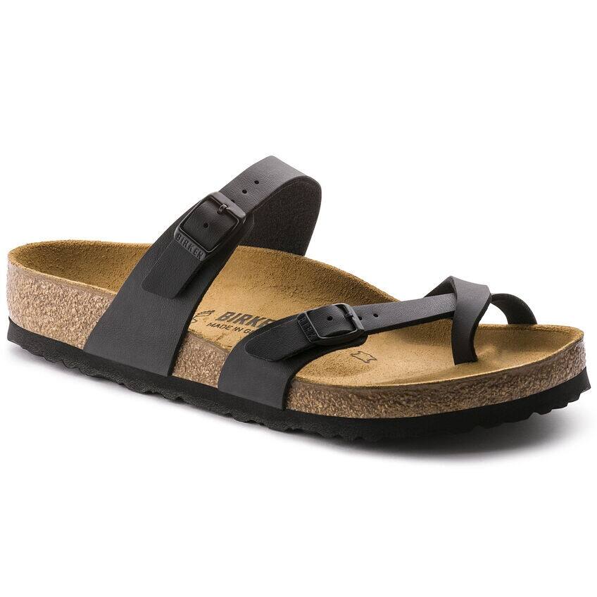 Birkenstock Mayari Black Sandals Women Adjustable BirkoFlor 0071791 0071793