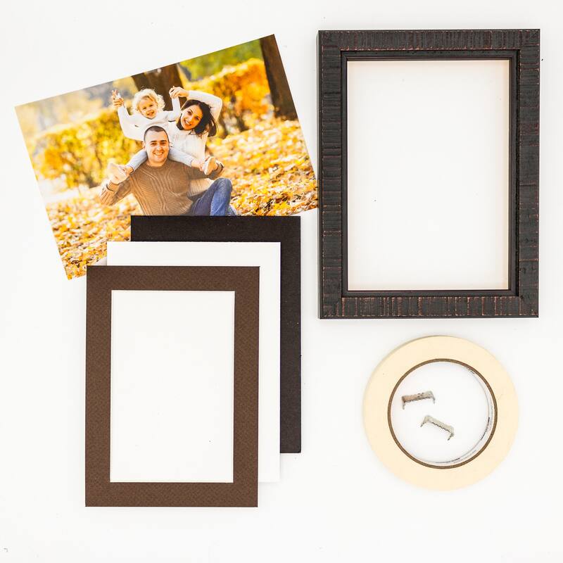 Pack of TEN 11x14 Mats Bevel Cut for 9x12 Photos Acid Free Chocolate Brown Precut Matboards