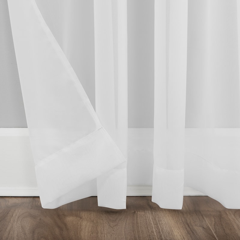 No. 918 Emily Voile Sheer Grommet 1-Piece Curtain Panel, Single Panel