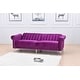 preview thumbnail 14 of 78, Legend Furniture Covertible Velvet Sofa Bed Sleeper