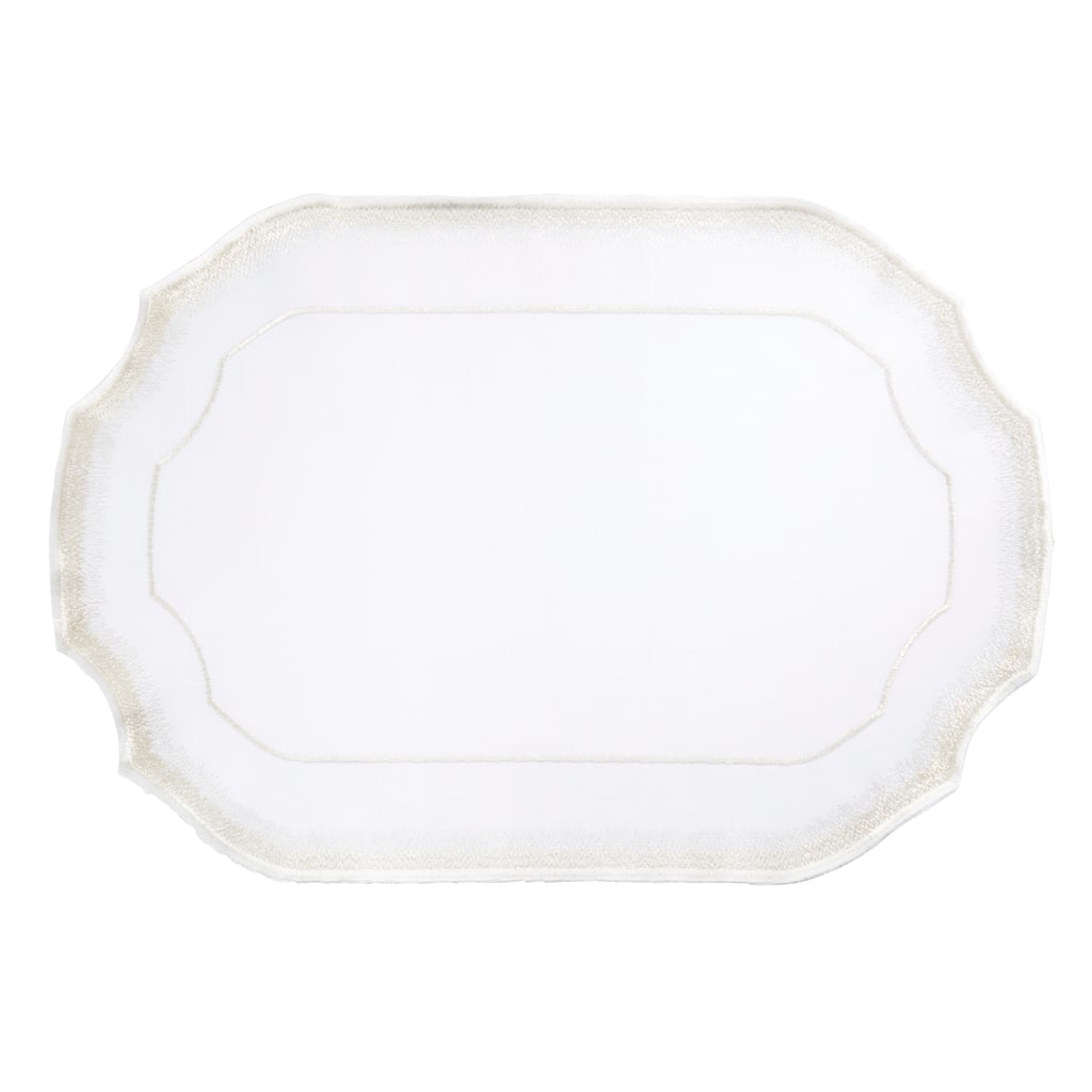 Elegant Embroidery Detail Placemat (Set of 4)
