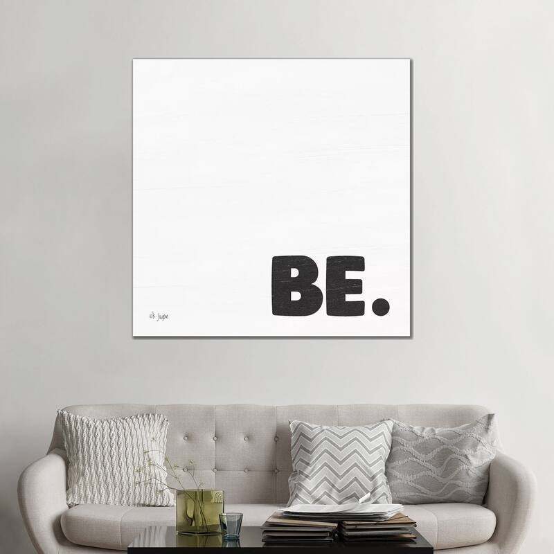 iCanvas "BE." by Jaxn Blvd. Canvas Print
