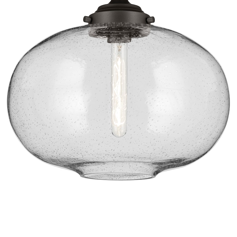 Kichler Lighting Avery 14.5 in. 1-Light Semi-Flush Mount Light