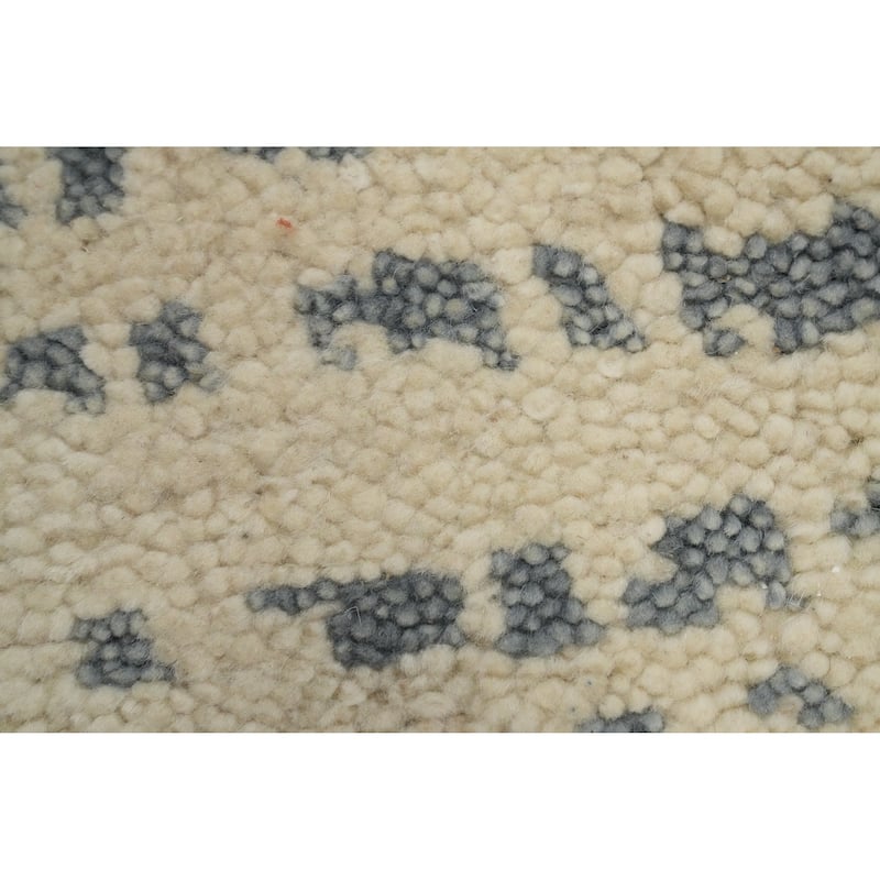 Handmade Wool Modern Gabbeh Indian Runner Rug 2x8 - 8' 1'' X 2' 4''