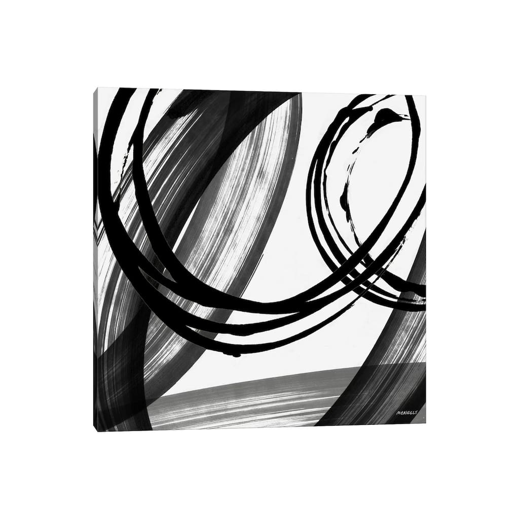 iCanvas "Black and White Pop I" by Dan Meneely Canvas Print