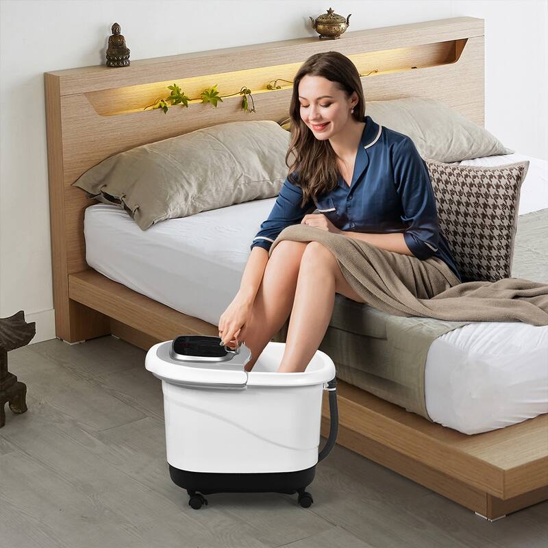 Relax Heated Foot Spa Comprehensive Foot Relief with Heat and Massage - 15" x 18" x 15" (L x W x H)