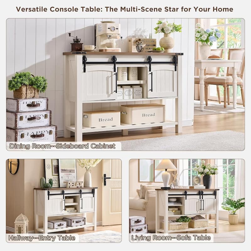 Farmhouse Entryway Table, Rustic Console Table, Wood Sofa Table