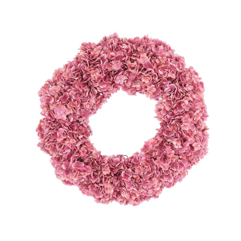 24" Real Touch Hydrangea Wreath