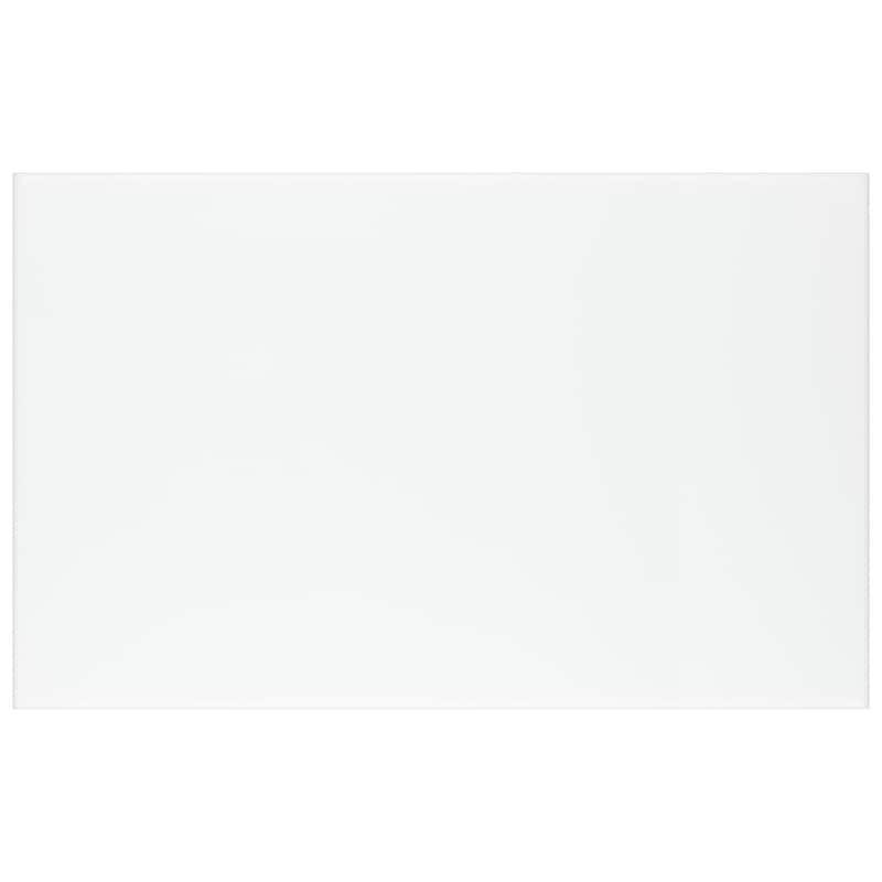 Merola Tile More Plain Glossy White 9-7/8" x 15-3/4" Ceramic Wall Tile