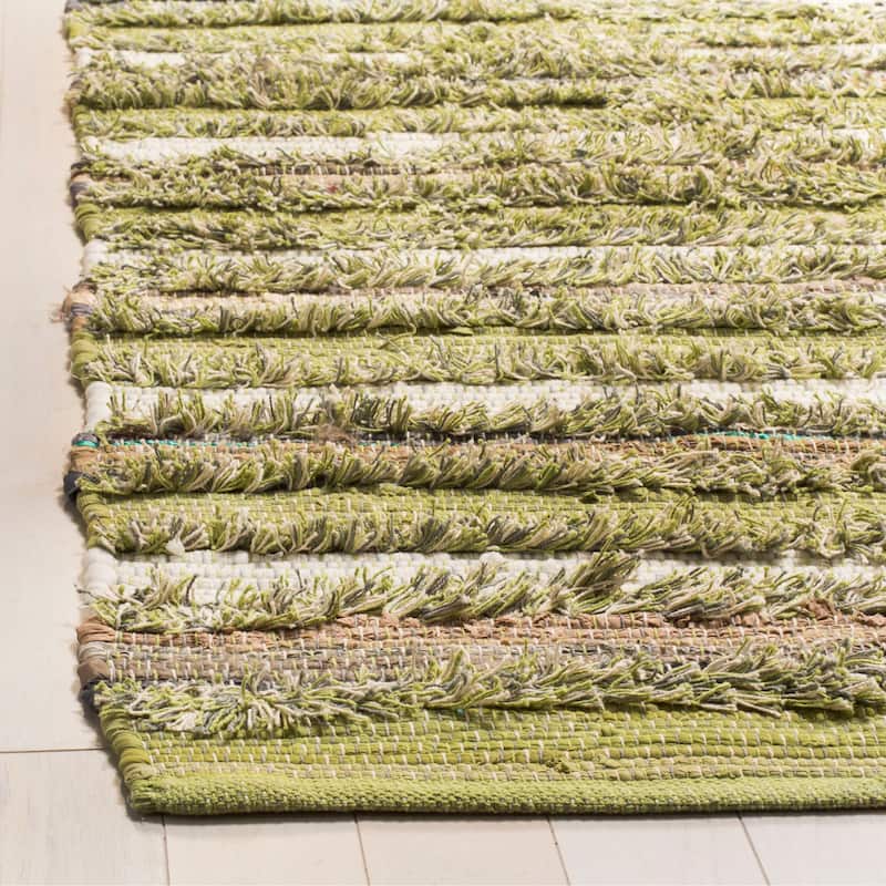 SAFAVIEH Handmade Flatweave Montauk Mridalini Casual Cotton Rug