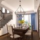 preview thumbnail 64 of 80, Acroma 20-light 40In Farmhouse Wagon Wheel Chandelier