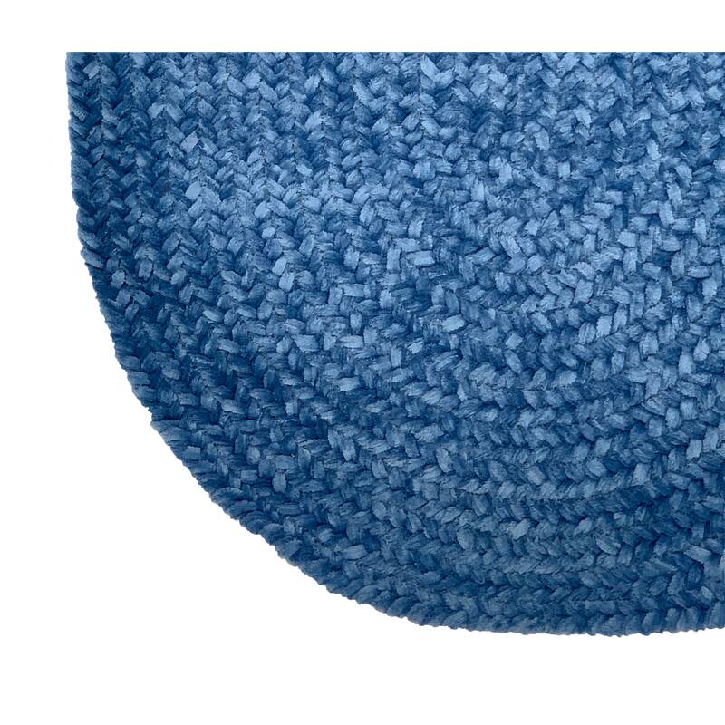 Better Trends Chenille Tweed & Solid Braid 100% Polyester Stain Resistant, Double Sided Reversible Indoor Area Rug