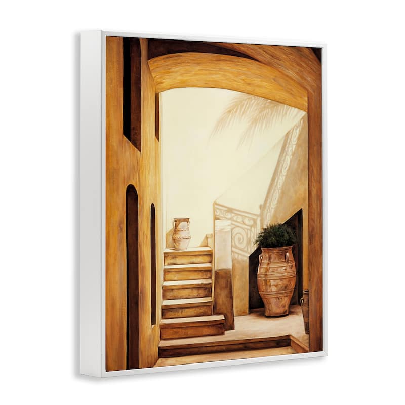 Stupell Timeless Architecture Interior Framed Giclee Art Design By Eduardo
