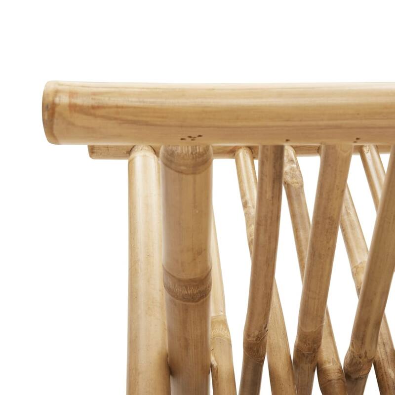 vidaXL Magazine Rack Natural Bamboo Bamboo - 12 x 16.5 x 13.6