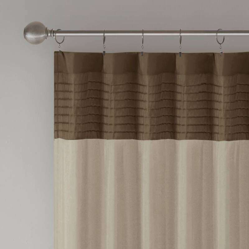 Madison Park Tradewinds Polyoni Pintuck Single Curtain Panel - 50 X 84