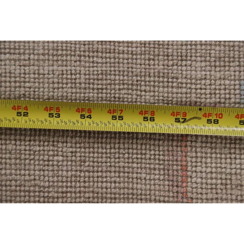 Hand Knotted Oriental 100% Wool Carpet Traditional Floral Beige & Ivories Art Deco Area Rug - 11' 8'' X 8' 11''