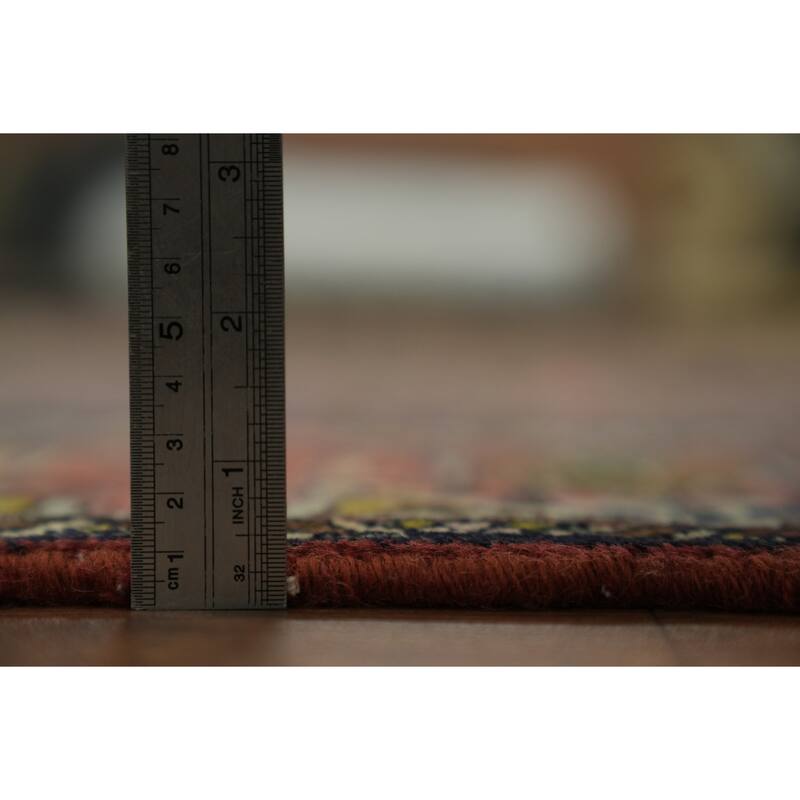 Hand Knotted Oriental 100% Wool Carpet Traditional Medallion Multi-Colored Bidjar Area Rug - 11' 6'' X 8' 2''