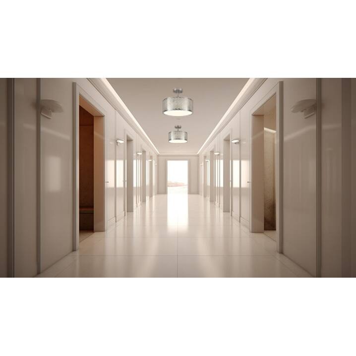 3 Bulb led light silver ceiling light metal dining light fixtures