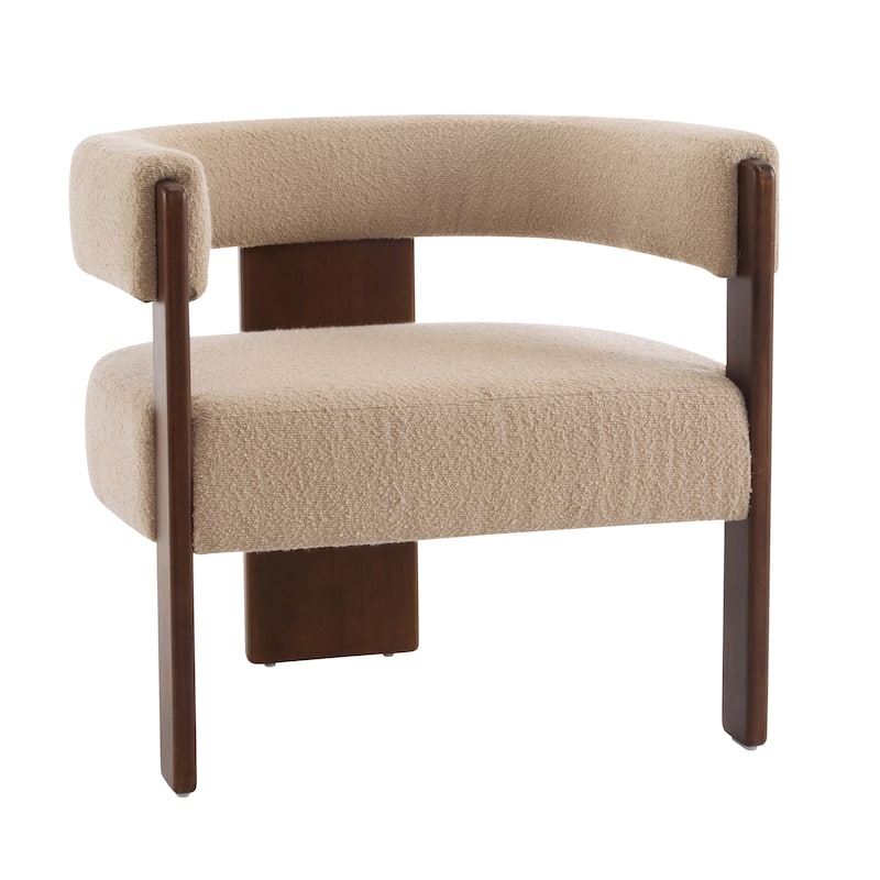 Christopher Knight Home - Emery Modern Upholstered Boucle Fabric Accent Armchair
