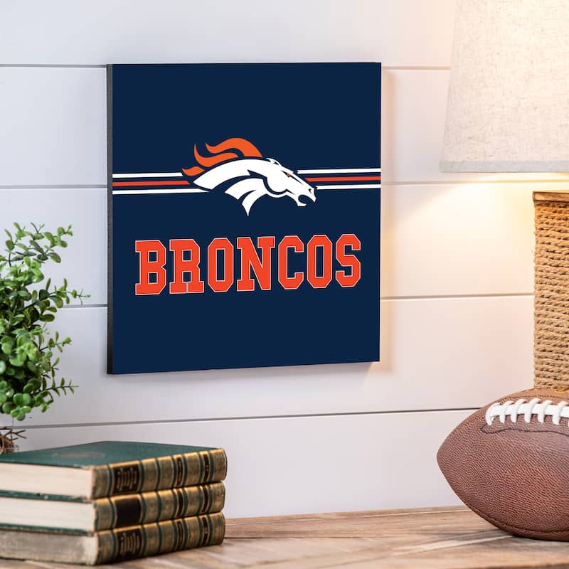Denver Broncos Foam Core Wall Decor - Black