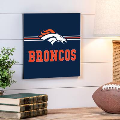 Denver Broncos Foam Core Wall Decor