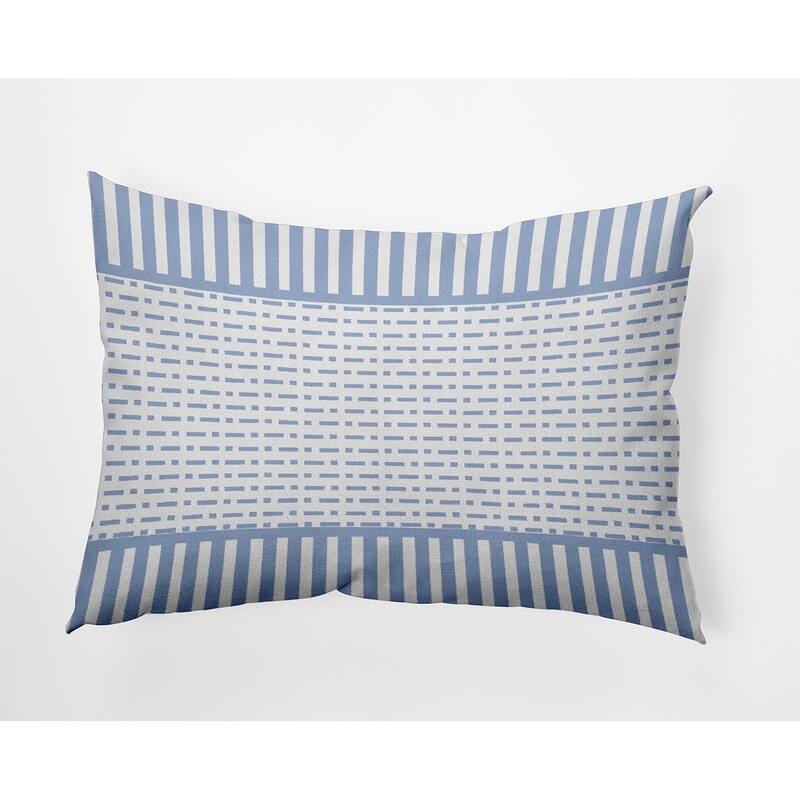Dots and Dashes Indoor/Outdoor Throw Pillow - Peri - 14" x 20"