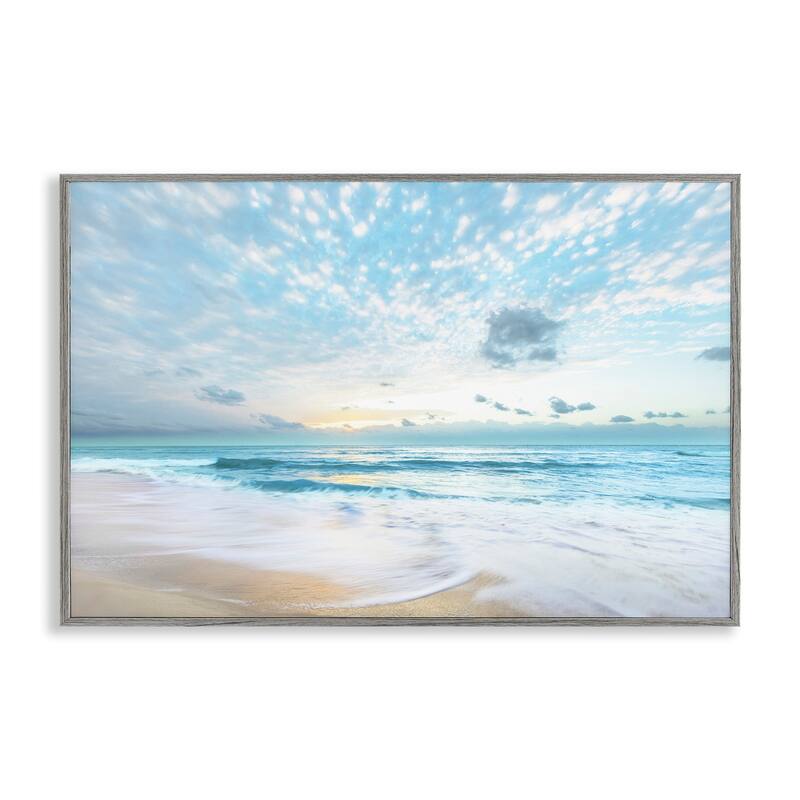 Stupell Sun Bleached Ocean Shore Framed Giclee Art Design By Danita Delimont - 30 x 20 - Grey